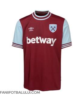 West Ham United Tricou Fotbal Replică 2024-25 Barbati Acasa